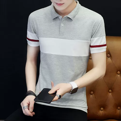 Летняя футболка polo для отдыха, сезон 2021, короткий рукав, в корейском стиле