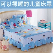 Phiên bản tiếng Hàn của bộ phim hoạt hình cotton giường trẻ em trải giường đơn mảnh 1,2 m 1,5m Bộ đồ giường bằng vải bông bảo vệ che bụi