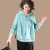 Áo len hai dây giả tay dài tay buông tha 2019 xuân mới của phụ nữ Hàn Quốc áo khoác rộng cỡ áo khoác - Áo len Áo len