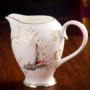 Bone china Tòa án sáng tạo châu Âu phù hợp với bể sữa gia đình tiếng Anh cộng với cốc sữa cốc sữa tách cà phê thiết bị phù hợp bình pha cà phê moka điện