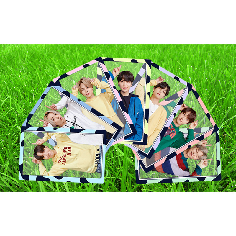 7 SheetsBulletproof Youth League 2021 Japan fans Club  periphery Same transparent Small card
