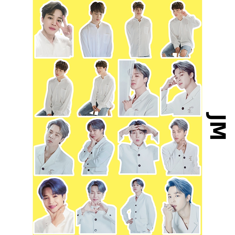 JMBulletproof Youth League MAPOFTHESOULWINTER periphery waterproof Stickers Collection