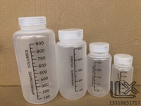 Большая бутылка для рта 125 250 500 1000pp Прозрачный реагент пластиковой бутылки, содержащий бутылочный устойчивый