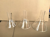 Стеклянная матовая воронка, 100мм