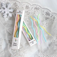 Цвет кривая свеча творческая день рождения