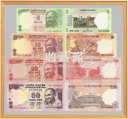 [Đầy đủ sáu gói khác nhau] Rupee Ấn Độ (5.10.20.50) tiền nước ngoài mới UNC