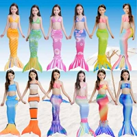 Cô gái áo tắm Nàng tiên cá Ariel Bikini có thể cài đặt mắt cá chân Spa Studio Chia bộ đồ bơi áo tắm dài tay