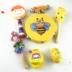 đồ chơi trẻ em bằng gỗ tay chuỗi chuông chuông trống mầm non nhạc cụ phù hợp với đồ chơi kết hợp bé rattle Đồ chơi bằng gỗ