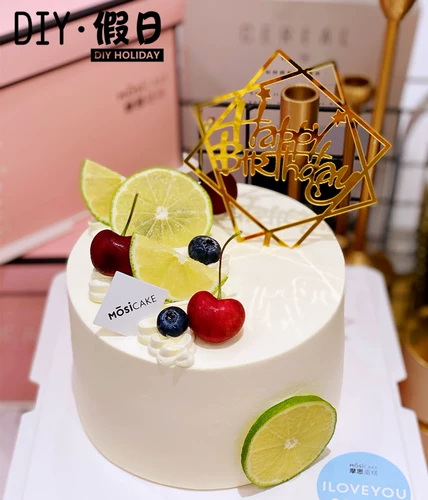 Акриловая пластиковое украшение торта аккаунт по случаю дня выпечки на день рождения почерк