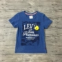 Trai cotton ngắn tay T-Shirt nhỏ trẻ em lớn vòng cổ in rửa denim ngắn tay T-Shirt mùa hè mô hình 瑕疵 đặc biệt cung cấp áo thun trẻ em dài tay