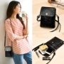 Túi đựng điện thoại di động nữ 2019 hè mới phiên bản Hàn Quốc của phong bì hoang dã túi nhỏ mini túi nữ nhiều lớp retro Túi Messenger - Túi điện thoại túi nam đeo chéo