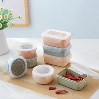 Tủ lạnh hộp lưu trữ hình chữ nhật hộp lưu trữ mini hộp lưu trữ nhà bếp cấp thực phẩm nhựa bảo quản tươi bảo quản đồ dùng hộp nhựa đựng thực phẩm