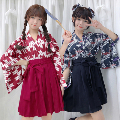taobao agent Japanese jacket, long skirt, clogs, set, cosplay