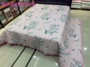 Tatami đặc biệt trải giường cotton đa chức năng quilting tấm thảm lớn tấm bạt lò xo đơn ren mùa hè đơn 3 mét - Trải giường