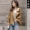 2018 mùa xuân và mùa thu mới của Hàn Quốc phiên bản của lỏng hoang dã da xe gắn máy áo khoác giả da cừu ngắn áo khoác da nữ áo khoác là mỏng