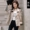 2018 mùa xuân và mùa thu mới của Hàn Quốc phiên bản của lỏng hoang dã da xe gắn máy áo khoác giả da cừu ngắn áo khoác da nữ áo khoác là mỏng ao da nu thoi trang