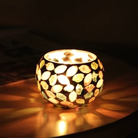 Мозаика, свеча для гостиной, украшение, «сделай сам», европейский стиль