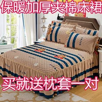 Chất liệu 100% cotton dày, loại mền, loại váy đơn, chất liệu cotton, cộng với chất liệu cotton chống trượt giường váy