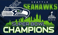 Флаг фаната Foreign Trade Seattle Sea Eagle Fan Fan Fan Fan Banner NFL Seattle Seahawks