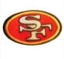 Đội bóng đá Mỹ dán vải thể thao dán băng dính dày San Francisco 49ers PATCH - bóng bầu dục bóng bầu dục Mỹ