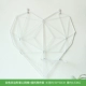Белая многоугольника Love Grid+два -кузырь