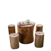 Toon gỗ rắn gỗ gốc khắc phân gốc cây gốc gỗ phân gỗ trụ gỗ khối gỗ khắc gỗ cơ sở trang trí - Các món ăn khao khát gốc