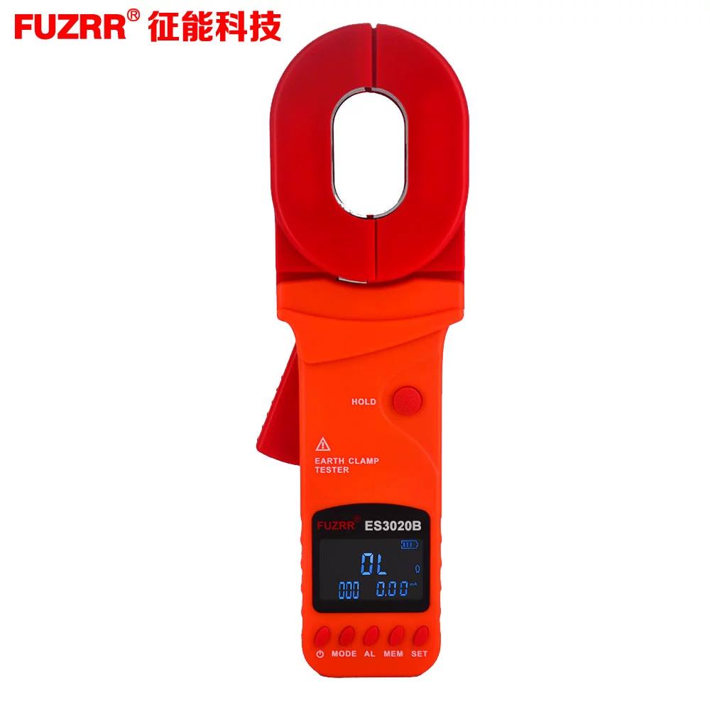 Zhengneng YF2000A + Máy đo điện trở đất loại kẹp kỹ thuật số chống sét kỹ thuật số máy đo điện trở đất rò rỉ hiện tại Thiết bị kiểm tra dòng rò