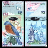 [Americas] brand new UNC Bermuda 2 đô la ghi chú tiền giấy tốt chim tiền xu nước ngoài ngoại tệ tiền xu trung quốc cổ