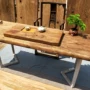 Old Elm Bảng điều khiển cửa cũ - Bàn / Bàn bàn gỗ hiện đại