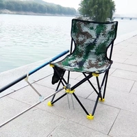 Ghế câu cá dụng cụ câu cá cung cấp thiết bị gấp tựa lưng di động phân ghế câu cá ngoài trời giá đỡ cần câu