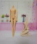 6 điểm 30 cm Barbie búp bê cơ thể phụ kiện cơ thể chung cơ bắp cơ trắng 12-điểm toàn thân cơ thể thiết kế quần áo búp bê giấy hàn quốc