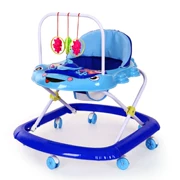 Baby Walker Đa năng Rollover Cô gái Nam Bé 6 7-18 tháng Trẻ đẩy tay trẻ có thể gập lại