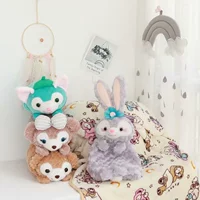 Мультяшный милый кролик, кукла, одеяло, плюшевая подушка для сна, игрушка, с медвежатами, 2 в 1
