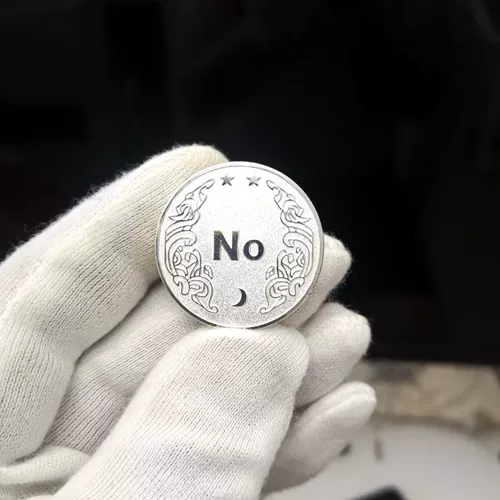 [Moonlight Silver Version Да нет] Решение -Удачнее удачи счастливая валюта, Sun Moonlight Gaming Prop Coin