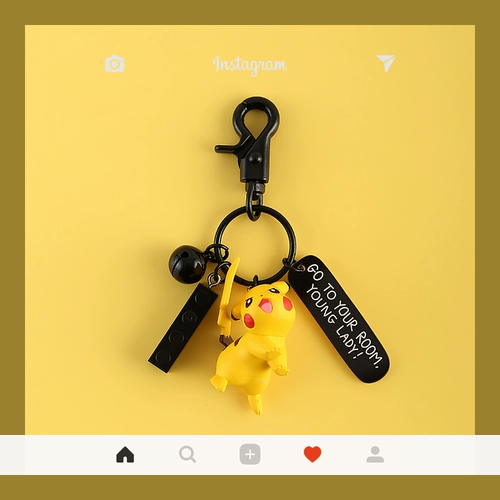 Милый мультяшный брелок, кукла, украшение на сумку, ключи от машины