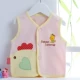 Cowpea Dragon Baby Cotton Vest Mùa hè Áo khoác một lớp cho bé Mùa xuân và mùa thu Vest mỏng nam và nữ Vest - Áo ghi lê