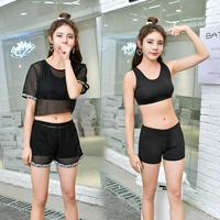 Đồ bơi mới của phụ nữ bên bờ biển gợi cảm ngực nhỏ tụ tập bikini mùa xuân spa áo đôi ba mảnh phù hợp với áo tắm - Vài đồ bơi 	đồ đôi đi biển chụp hình cưới	