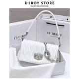 Цепь, сумка подмышку, сумка через плечо, модная сумка на одно плечо, из натуральной кожи, коллекция 2023, изысканный стиль