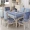 chủ trì bàn trải vải bọc phù hợp với tay áo bàn hình chữ nhật ghế vải pad thiết lập ghế gia đình tấm vải liệm - Khăn trải bàn