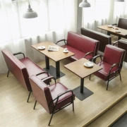 Sofa họp kinh doanh, nội thất văn phòng tối giản kiểu dáng đẹp, kết hợp bàn cà phê, sofa đơn giản, tiếp tân ba người, đàm phán - FnB Furniture