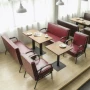 Sofa họp kinh doanh, nội thất văn phòng tối giản kiểu dáng đẹp, kết hợp bàn cà phê, sofa đơn giản, tiếp tân ba người, đàm phán - FnB Furniture chân bàn kim loại