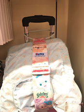 Ремешок с крючками 香港迪士尼乐园 达菲熊雪莉玫芭蕾兔 卡通绑带固定弹力松紧绳子