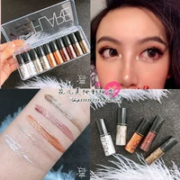 Shiny eyeliner shiny jelly ướt sequin lỏng bóng mắt Jin Cong nhấp nháy tằm bút teardrop trang điểm mắt giai đoạn trang điểm phấn mắt nào tốt