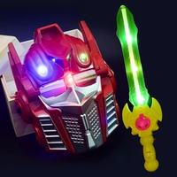 Трансформер, желтый световой меч со светомузыкой, Кинг-Конг