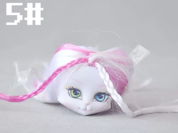 Настоящая манекен-корова Monster High Slutter Monster High School Cat Woman Head Carving Doll Аксессуары Макияж Голова Макияж Глава B3