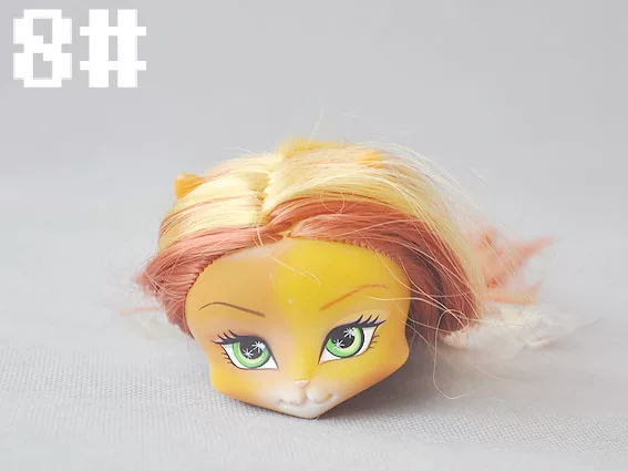 Настоящая манекен-корова Monster High Slutter Monster High School Cat Woman Head Carving Doll Аксессуары Макияж Голова Макияж Глава B3
