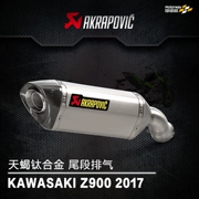 Ống xả bằng hợp kim titan bằng sợi carbon của hãng Scorpio Kawasaki Z900 2017 - Ống xả xe máy