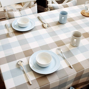 Khăn trải bàn không thấm nước vải khăn trải bàn lưới nhà đơn giản bông và vải lanh tươi vuông nhỏ Châu Âu bảng vải hình chữ nhật