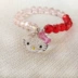 Áo HELLOKitty Hello Kitty Vòng tay pha lê trẻ em ngọt ngào Nữ đơn giản Bạn gái sinh viên Quà tặng sinh nhật - Vòng đeo tay Clasp vòng tay cartier Vòng đeo tay Clasp