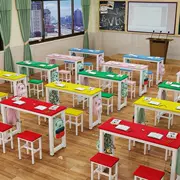 Bàn học và ghế sửa chữa lớp đào tạo bàn sơn bàn dài nhà sản xuất đồ nội thất văn phòng Bắc Kinh - Nội thất giảng dạy tại trường